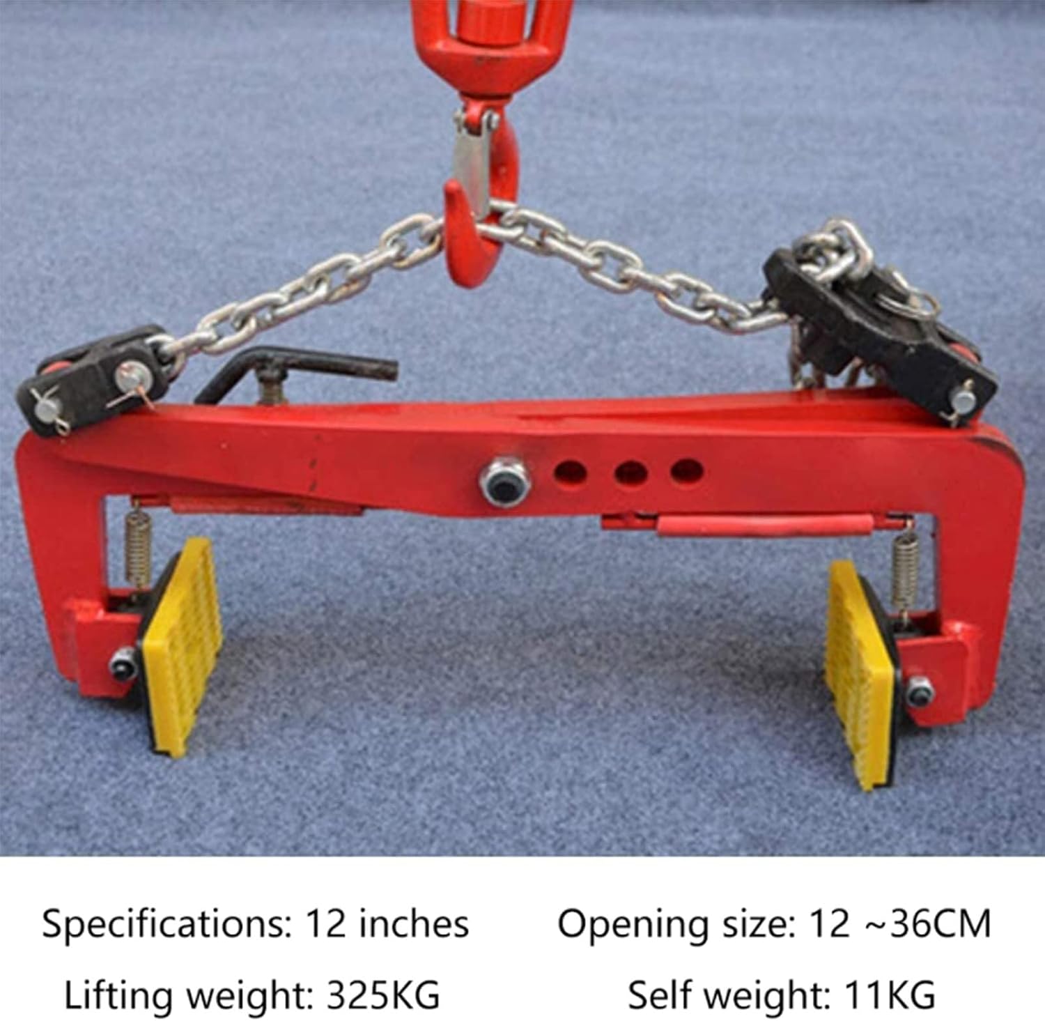 Lifting Clamps,Lifting Clamp Jaw Opening 4 Inch Vertical Plate Clamp for Lifting and Transporting Steel Plates and Structures (Size : B1)