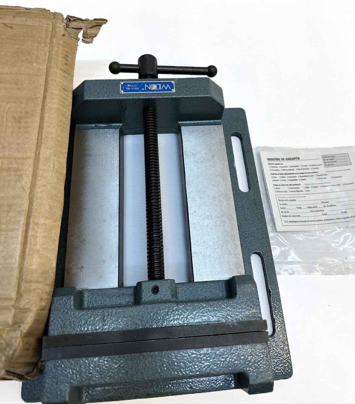 Wilton Low-Profile Drill Press Vise, 8' Jaw Width, 8' Jaw Opening, 2' Jaw Depth (Model LP8)