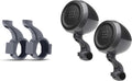 PowerBass XL-PS200-2.75' Amplified Bluetooth Speaker Pods with XL-PS2CLAMP Universal C-Clamp that Fits 1.25' - 2.0' bar