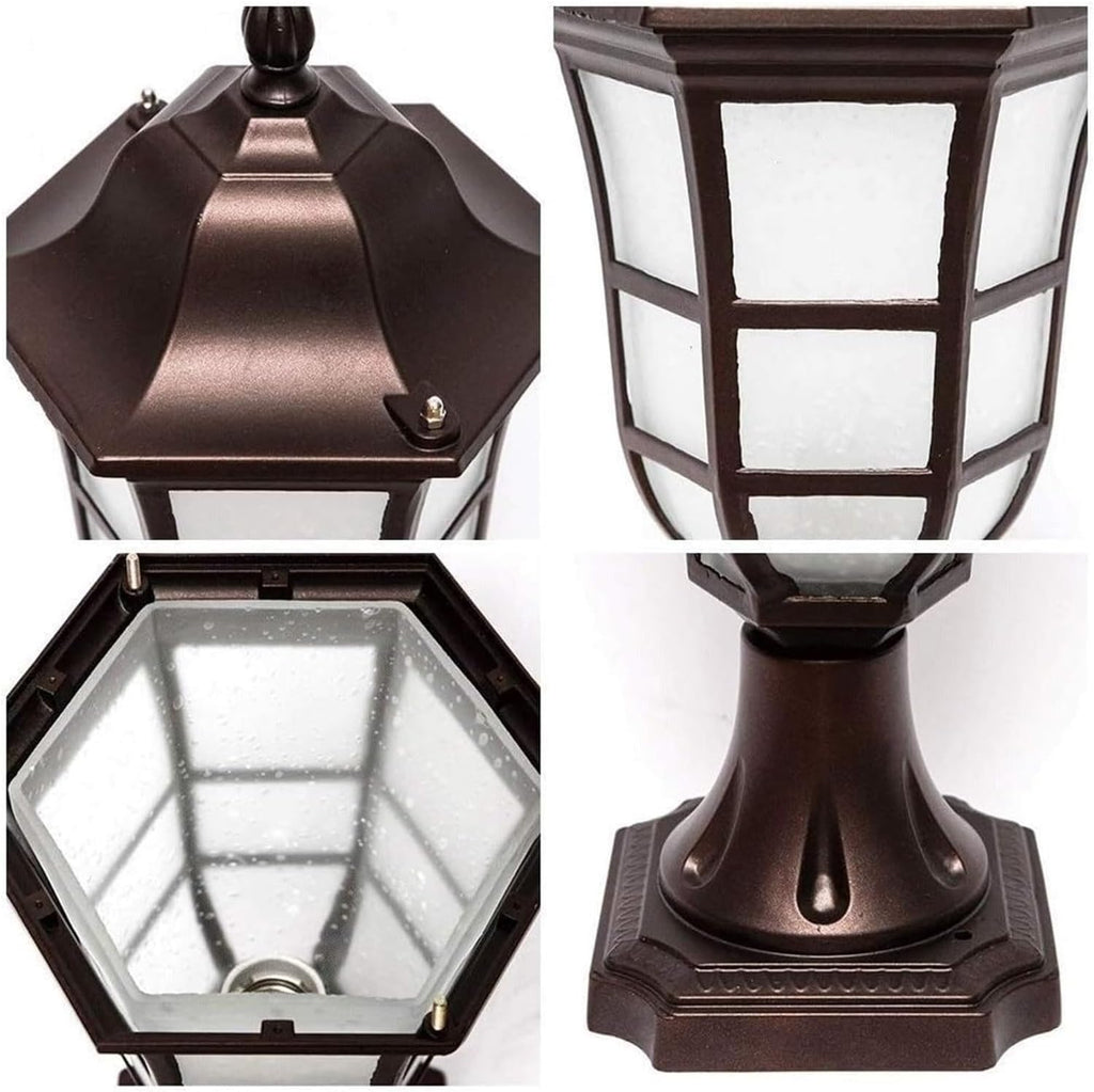 Wall Lamp LED Solar Lawn Light Garden Decoration Landscape Path Lights Waterproof Outdoor Spotlight for Yard Doorway Park (Color : D) (D)