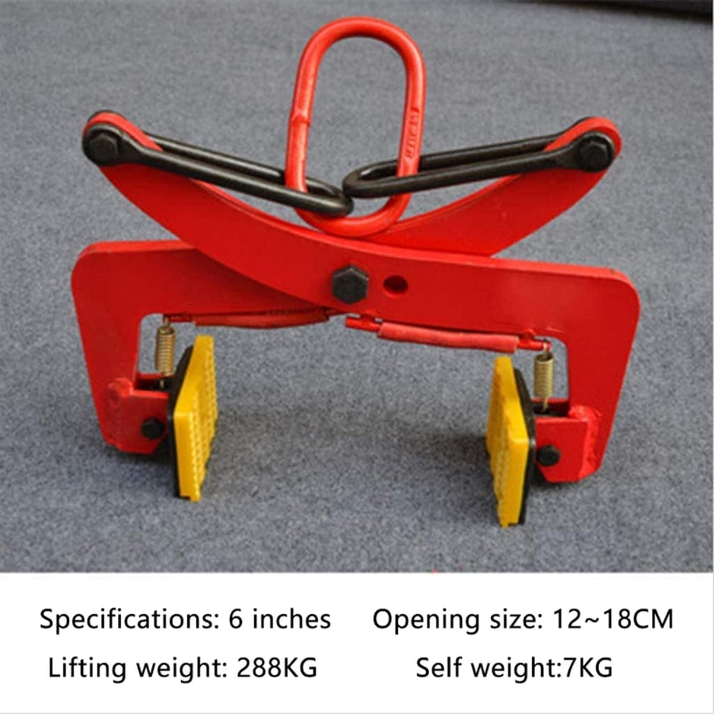Lifting Clamps,Lifting Clamp Jaw Opening 4 Inch Vertical Plate Clamp for Lifting and Transporting Steel Plates and Structures (Size : A2)