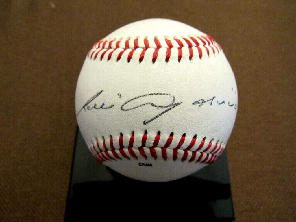 Luis Aparicio Chicago Sox Orioles Hof Signed Auto Oml Baseball Psa/dna - Autographed Baseballs