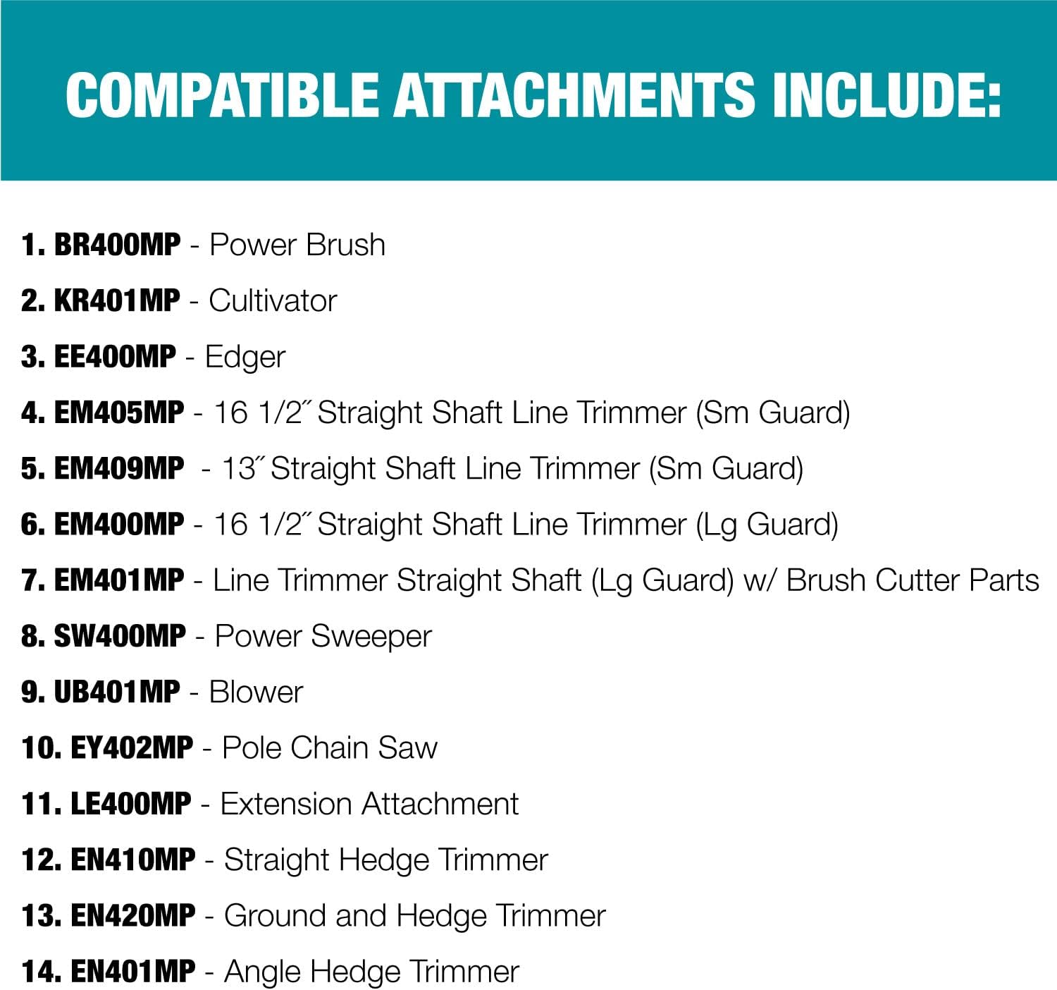 Makita EY402MP 10' Pole Saw Couple Shaft Attachment