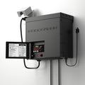 GOODSMANN Low Voltage Transformer Low Voltage Landscape Lighting Spotlight Outdoor Transformer with Photo Eye and Timer 120V Input 12V Output (600 Watts)