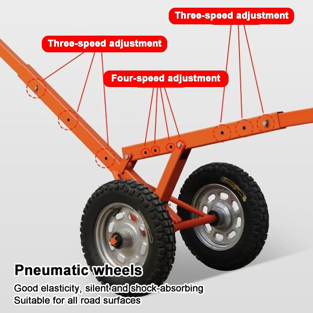 Lifter Dolly with Lifting Clamps, 10-30cm/4-12in Adjustable Heavy Duty Stone Lifting Clamps 260kg/570lbs Lifting Capacity, Swivel Hook