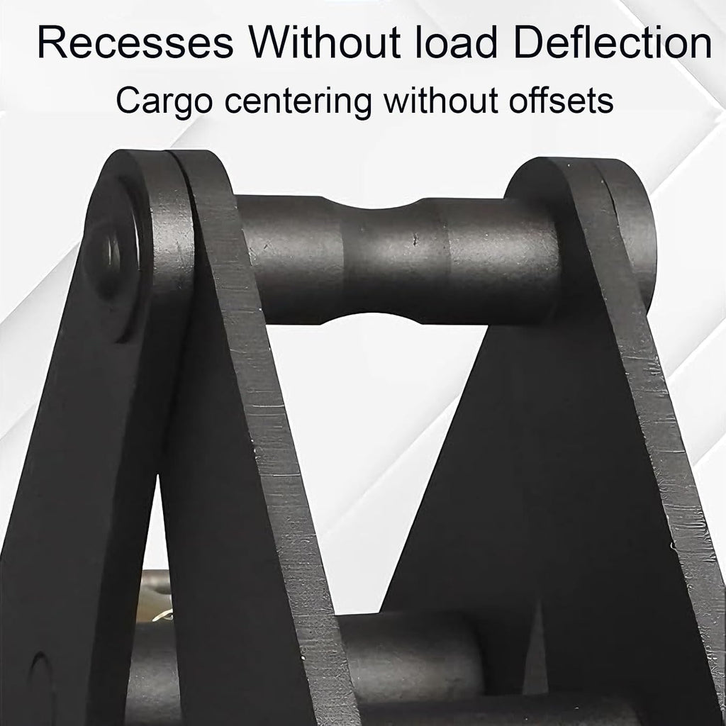 Lifting Clamps, Rail Clamp Lifting Tongs, Rail Clamps, Opening Sizes 75-320 Mm (2.9-12.5 in), Forged Alloy Steel, Suitable for Timber and Firewood Handling(Size:1T/2200LBS)