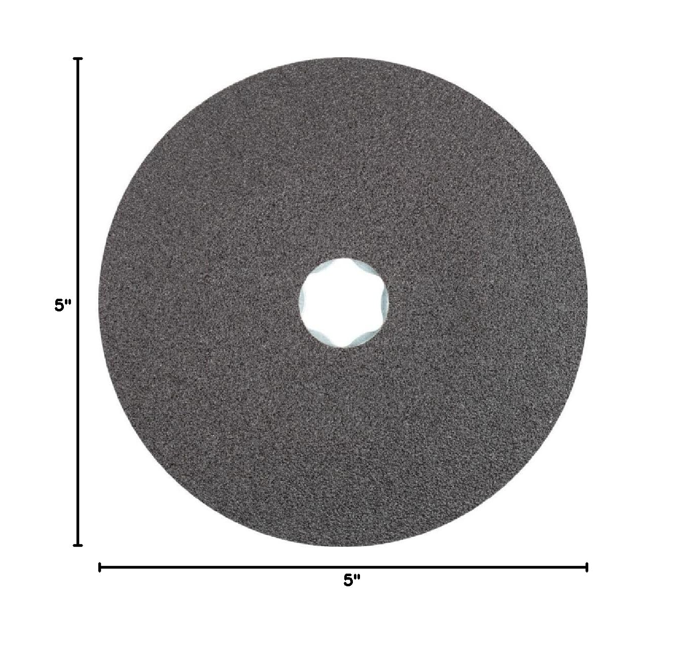 PFERD 40030 COMBICLICK Fiber Disc, 5' Dia. Silicon Carbide C, 80 Grit (25pk)