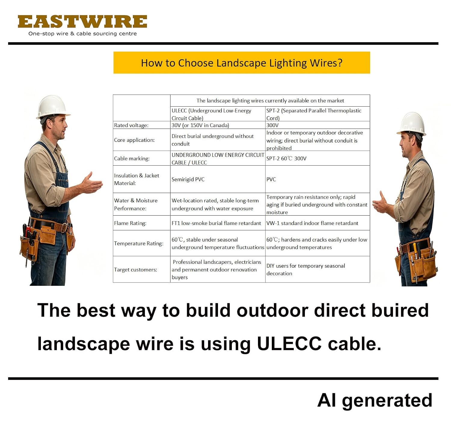 200ft 12 Gauge Wire 2 Conductors, 12/2 Low Voltage Landscape Wire, Outdoor Direct Burial Electrical Wire, Copper Wire,Underground Low-Energy Circuit Cable ETL Listed