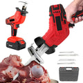 Cordless Electric Bone Saw, Electric Butchers Saw, Multifunctional Meat Bone Saw Reciprocating Saw with Saw Blade for Cutting Metal Wood Plastic Bones,A