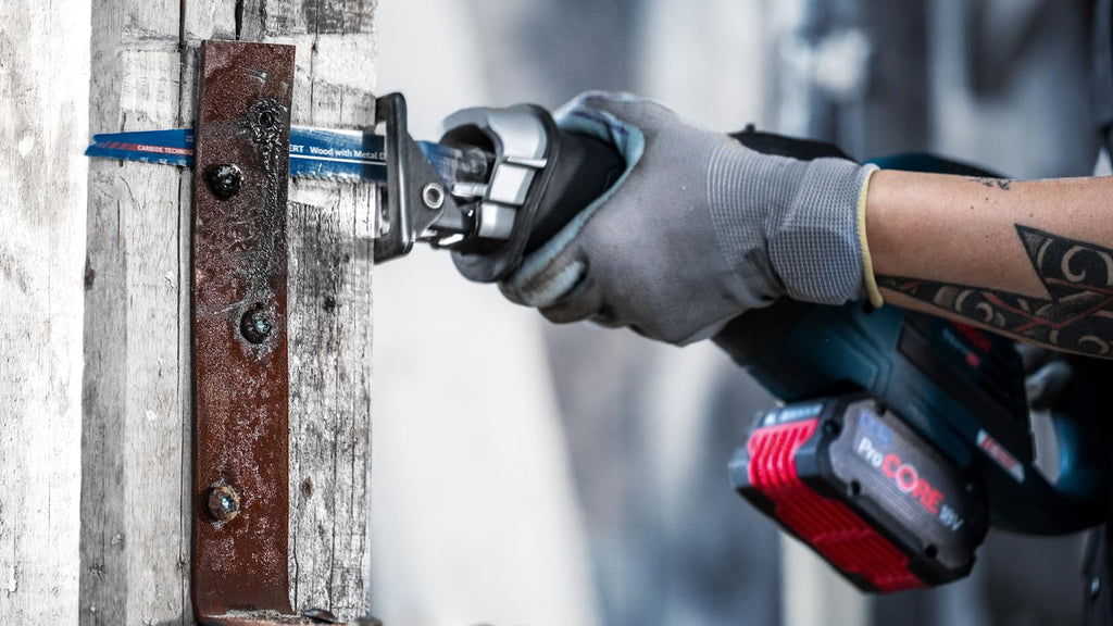 Bosch Professional 10x Expert 'Wood with Metal Demolition' S 1267 XHM Reciprocating Saw Blade (for Wood with Tough Metal, Length 300 mm, Accessories Reciprocating Saw)