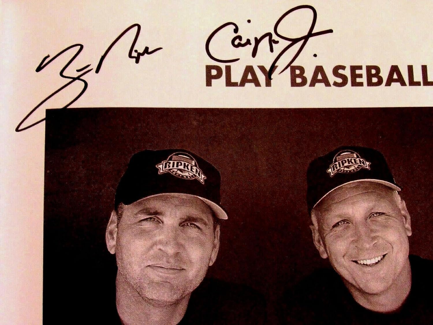 Cal Ripken Jr Billy Orioles Signed Auto Play Baseball The Ripken Way Book Jsa - MLB Autographed Miscellaneous Items