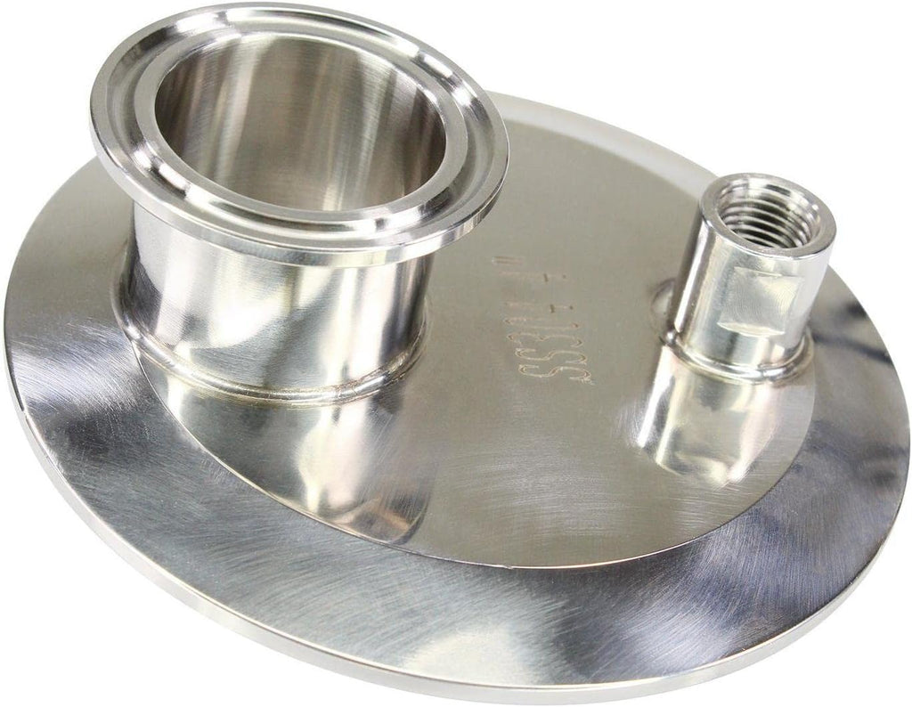 BVV 4' x 1.5' x1/4' FNPT Tri-Clamp Endcap