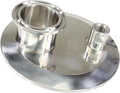 BVV 4' x 1.5' x1/4' FNPT Tri-Clamp Endcap