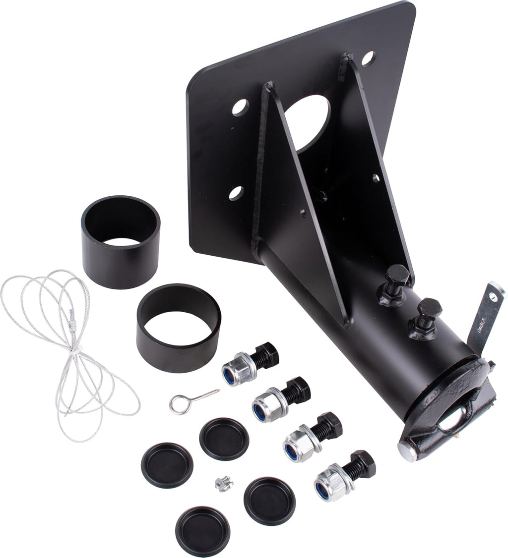 Adjustable 5th Wheel to Gooseneck Adapter Hitch 12'-17' Compatible with RV Camper Trailer to 2-5/16' Ball 20,000 Pound Rating Coupler 12217