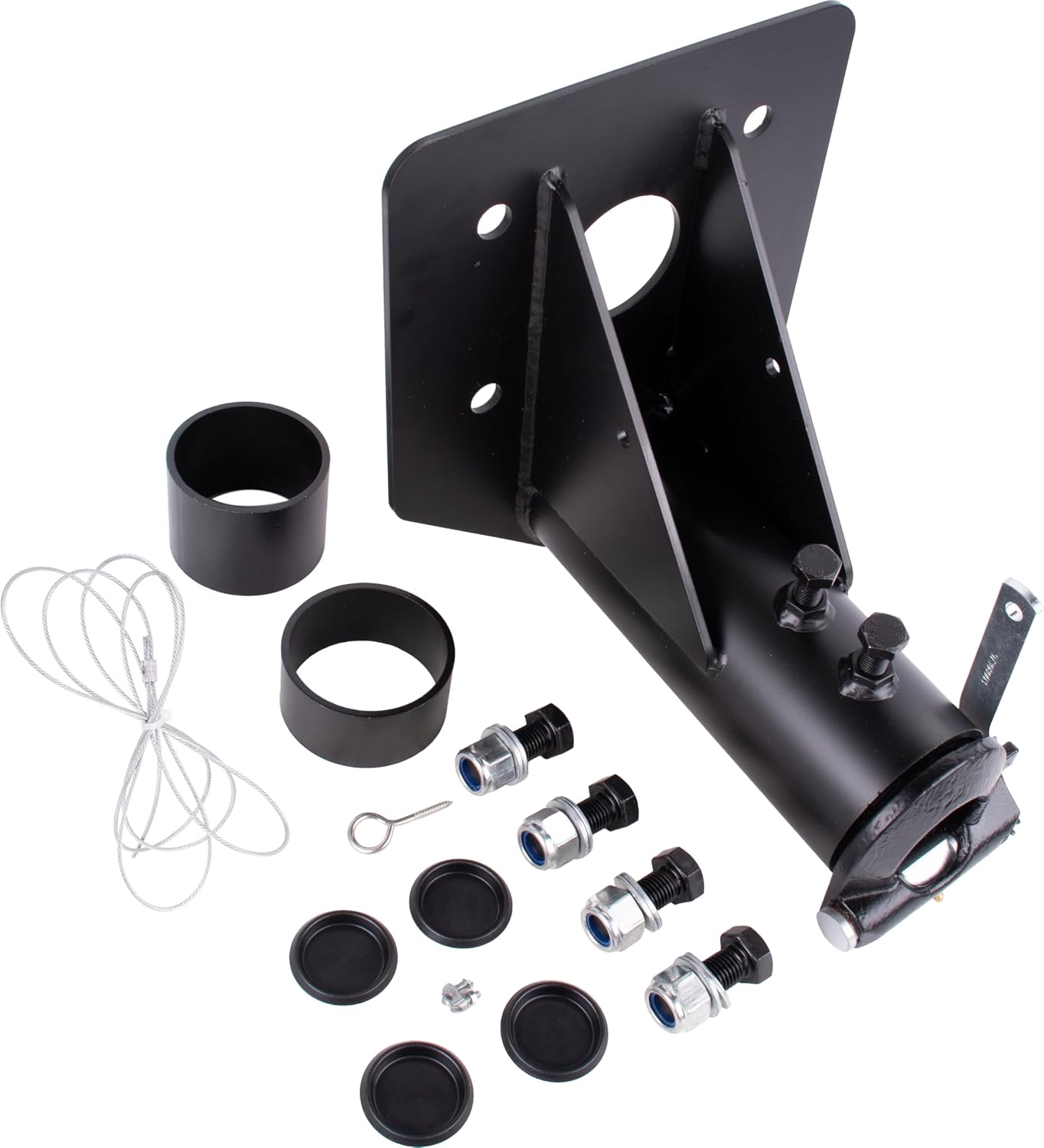 Adjustable 5th Wheel to Gooseneck Adapter Hitch 12'-17' Compatible with RV Camper Trailer to 2-5/16' Ball 20,000 Pound Rating Coupler 12217
