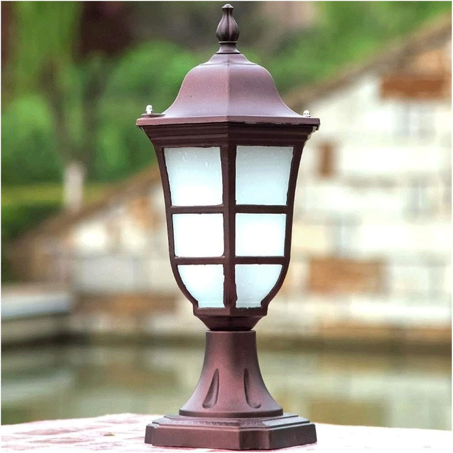 Wall Lamp LED Solar Lawn Light Garden Decoration Landscape Path Lights Waterproof Outdoor Spotlight for Yard Doorway Park (Color : D) (D)
