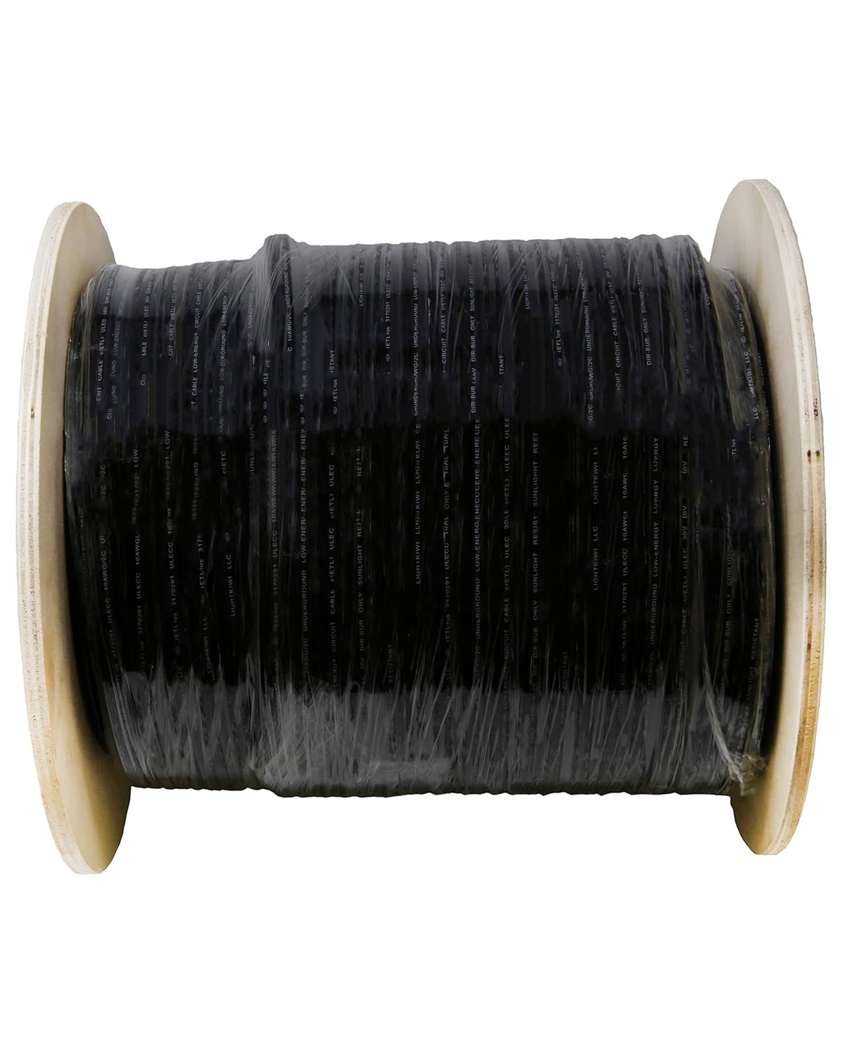 Lightkiwi 10/2 Low Voltage Landscape Wire - 500 Feet - Outdoor Underground Direct Burial Stranded Cable for Spotlight, Pathway Lighting - Weatherproof, ETL Listed