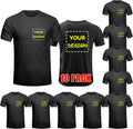 BeautyWill Custom Logo High Visibility Safety Shirts ANSI Class 3 Standard Personalized Reflective Shirts