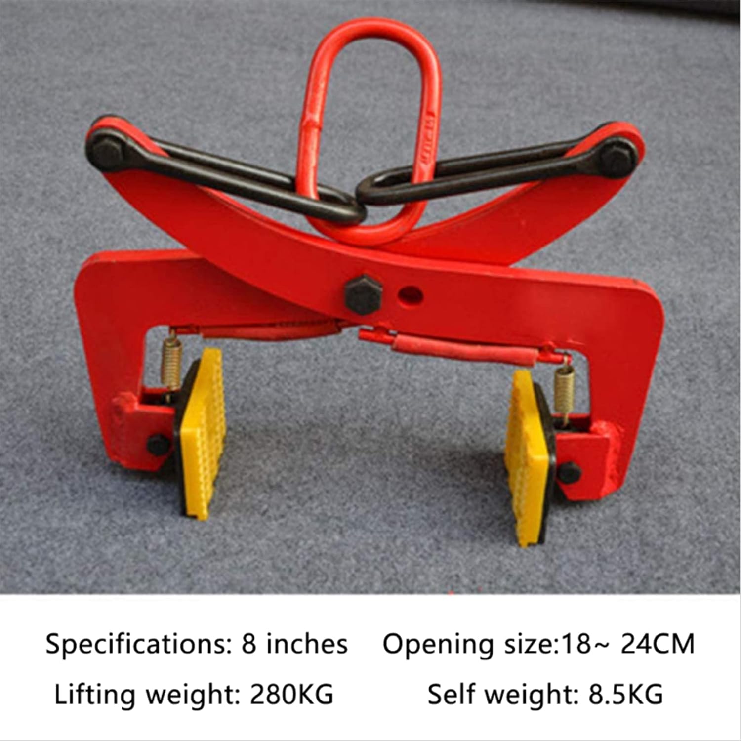 Lifting Clamps,Lifting Clamp Jaw Opening 4 Inch Vertical Plate Clamp for Lifting and Transporting Steel Plates and Structures(A3)