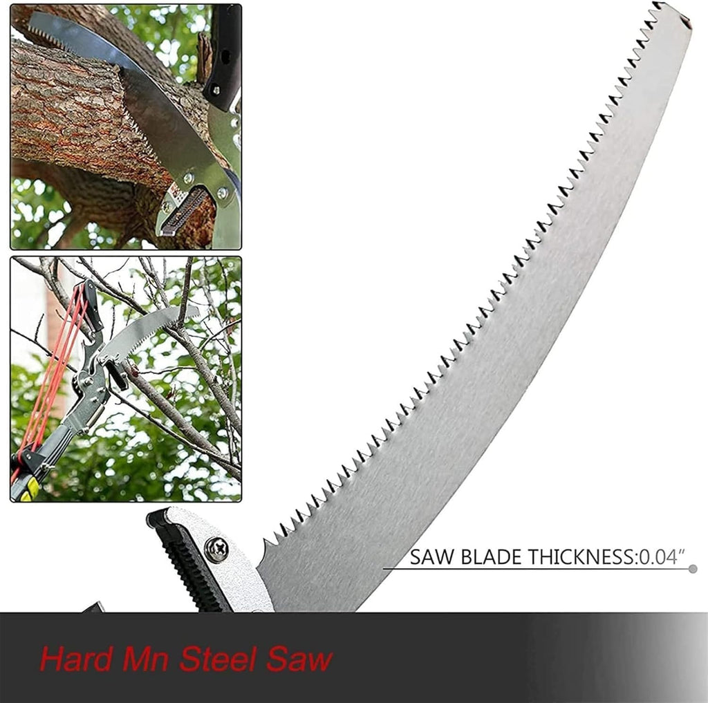 Cutting Branches,Telescopic Long Reach Pole Pruning Saw Tree Loppers for Cutting Trimming High Branches Leaves Shrubs Gardening | Professional Precise Cutting | Garden Hand Tool(3.6M (12FT))