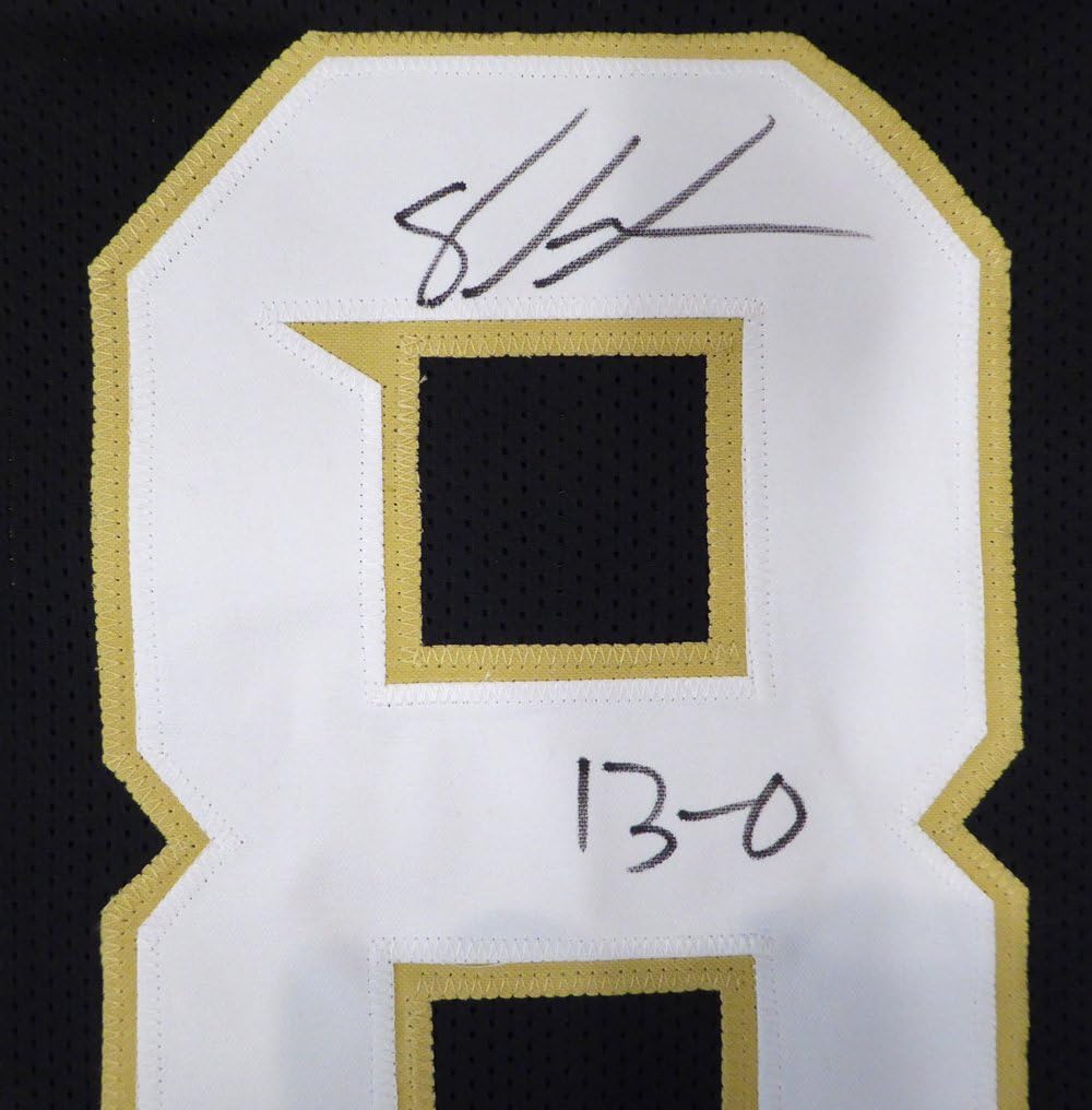 UCF Golden Knights Shaquem Griffin Autographed Black Jersey '13-0' MCS Holo Stock #134405