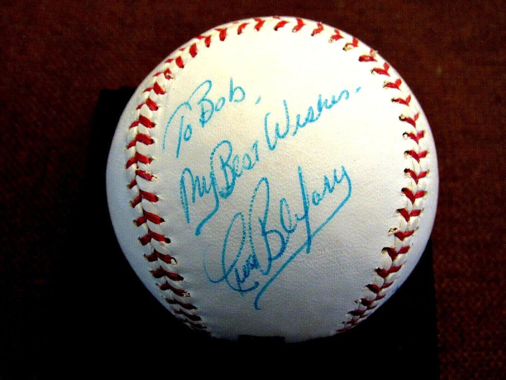 Curt Belfary Best Wishes Wsc Roy Orioles Yankees Signed Auto Vtg Baseball Jsa - Autographed Baseballs