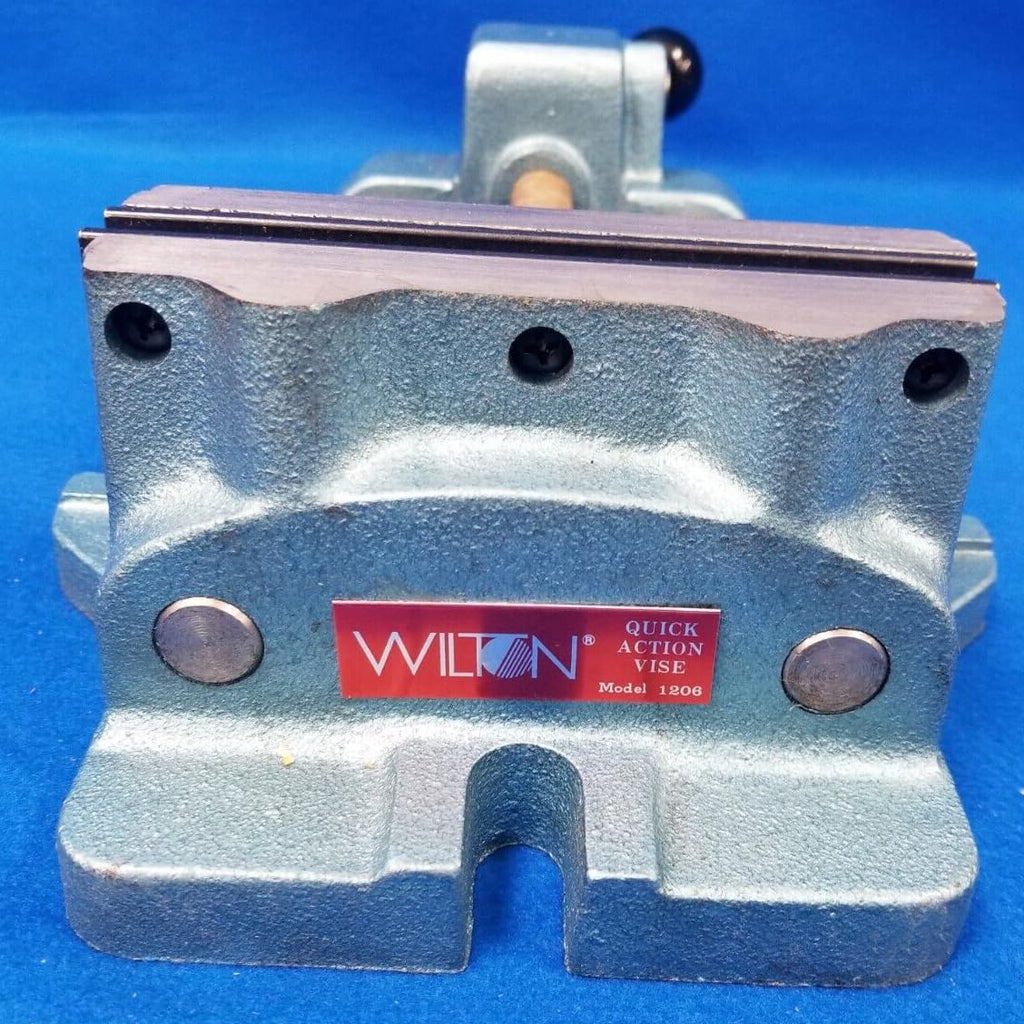 Wilton Cam-Action Drill Press Vise, 6' Jaw Width, 6-3/16' Max Opening (Model 1206)