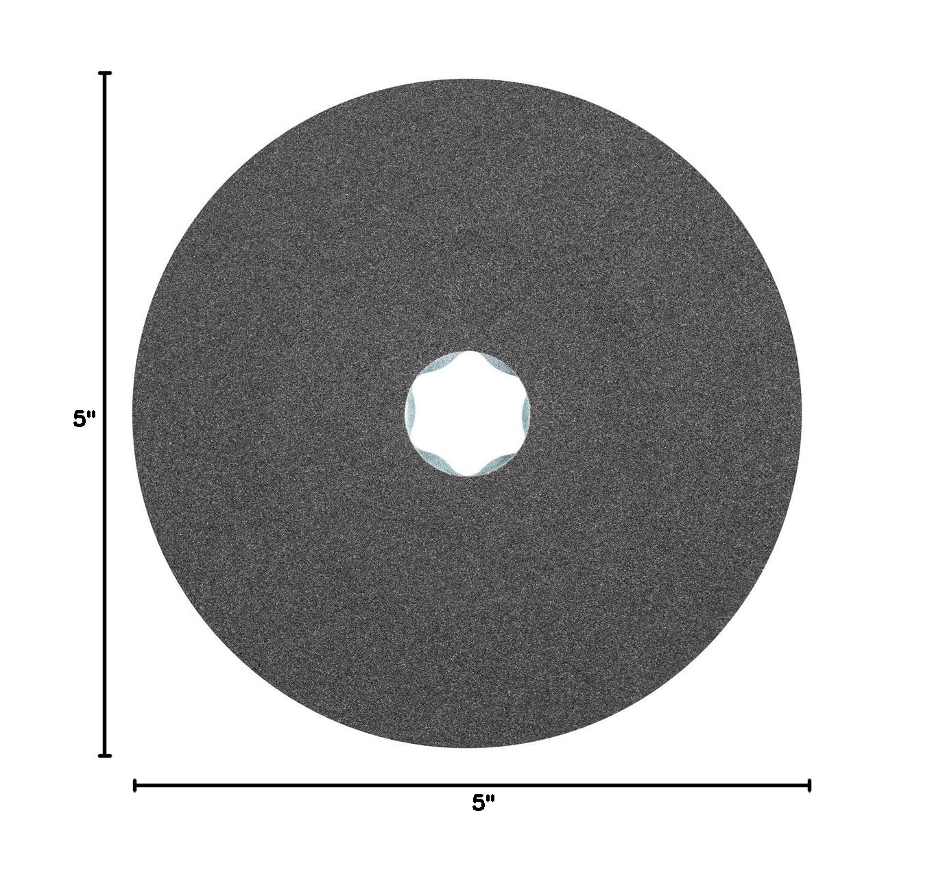 PFERD 40031 Combiclick Fibre Disc, Silicon Carbide Sic, 5' Diameter, 12200 RPM, 120 Grit (Pack of 25)