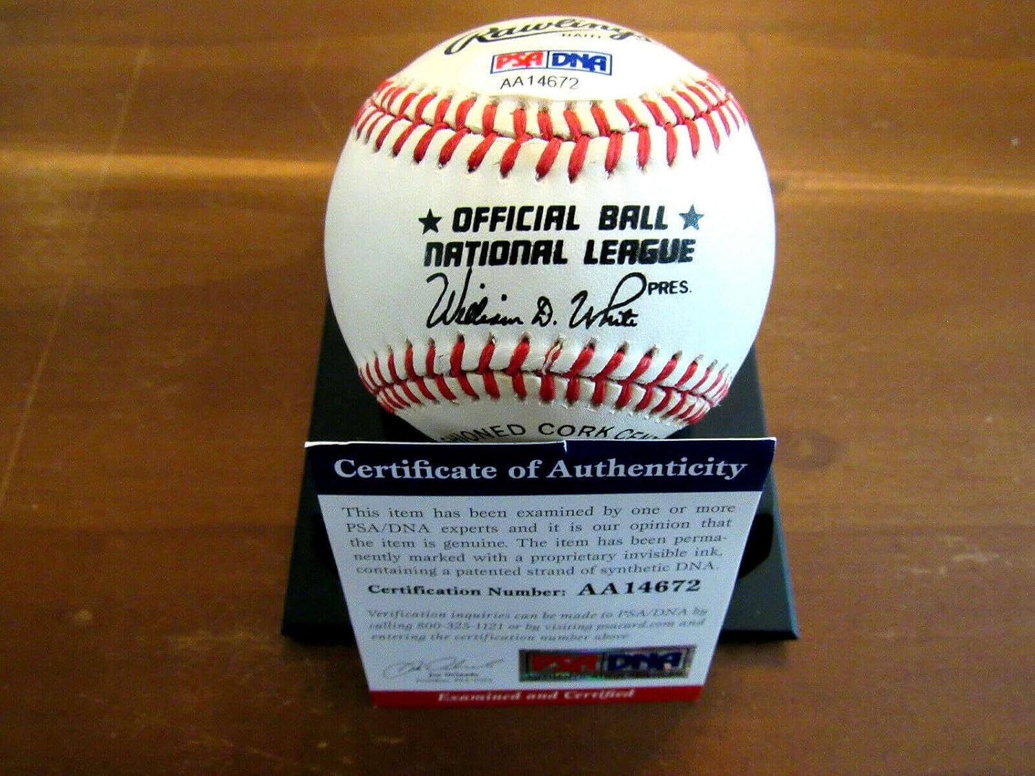 Davey Johnson # 5 Orioles 1986 Wsc Manager Signed Auto Vtg Onl Baseball Psa/dna - Autographed Baseballs