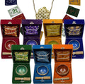 Chakra Singing Bowls Set Cuencos Tibetanos With Cushion Mallet Tulsi Beads Mala Tibetan Prayer Flag For Meditation Mindfulness - Style2 Size Medium