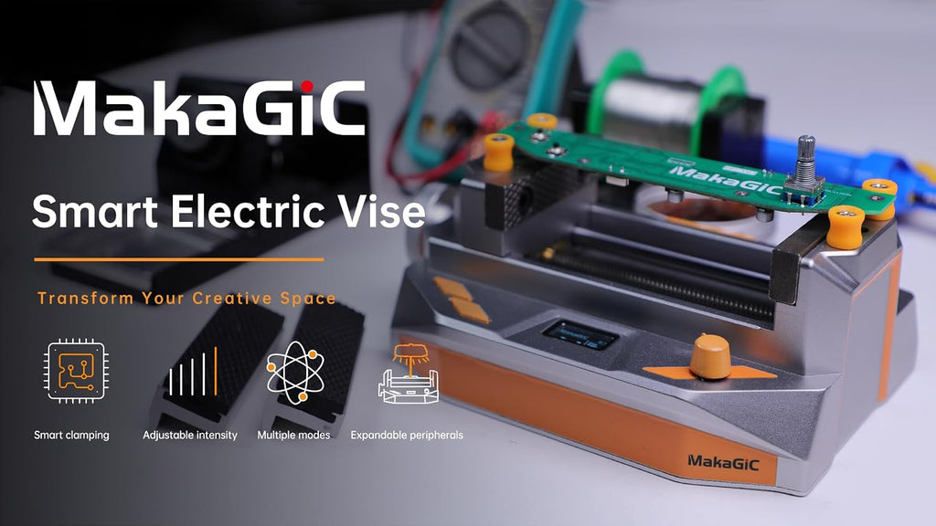 Smart Vise – Desktop Mini Vise for Soldering, Crafts, DIY Projects – Adjustable Grip, Ideal for Electronics and Small Repairs