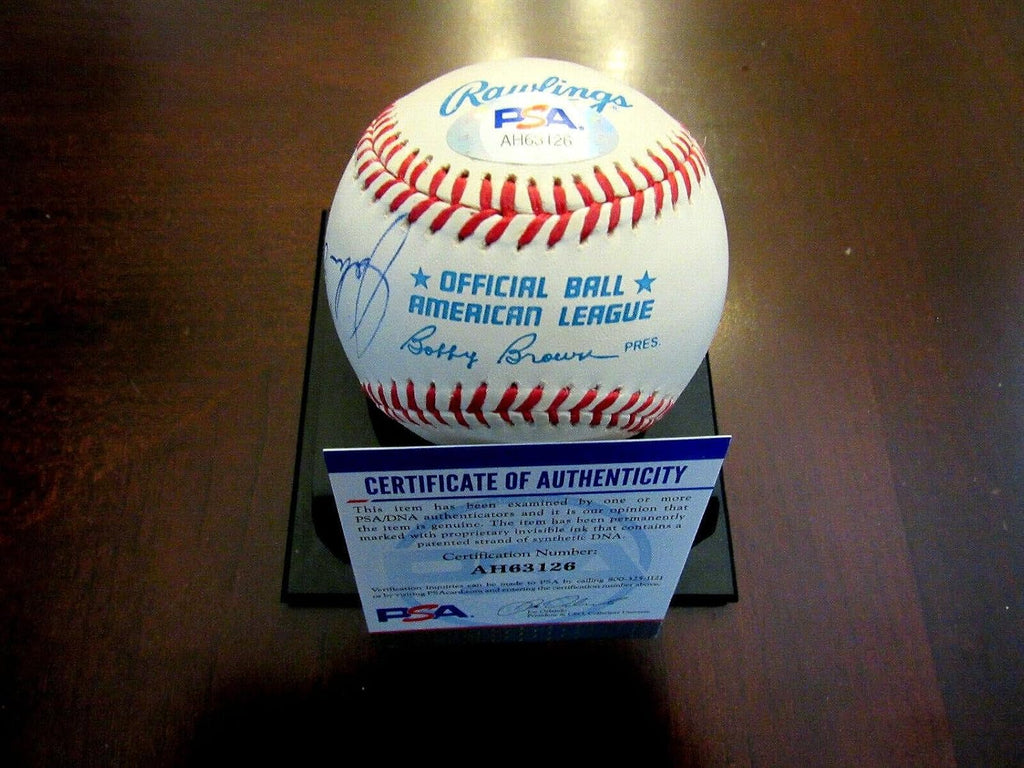 Boog Powell El Gordo Baltimore Orioles Mvp Signed Auto Vtg Oal Baseball Psa/dna - Autographed Baseballs