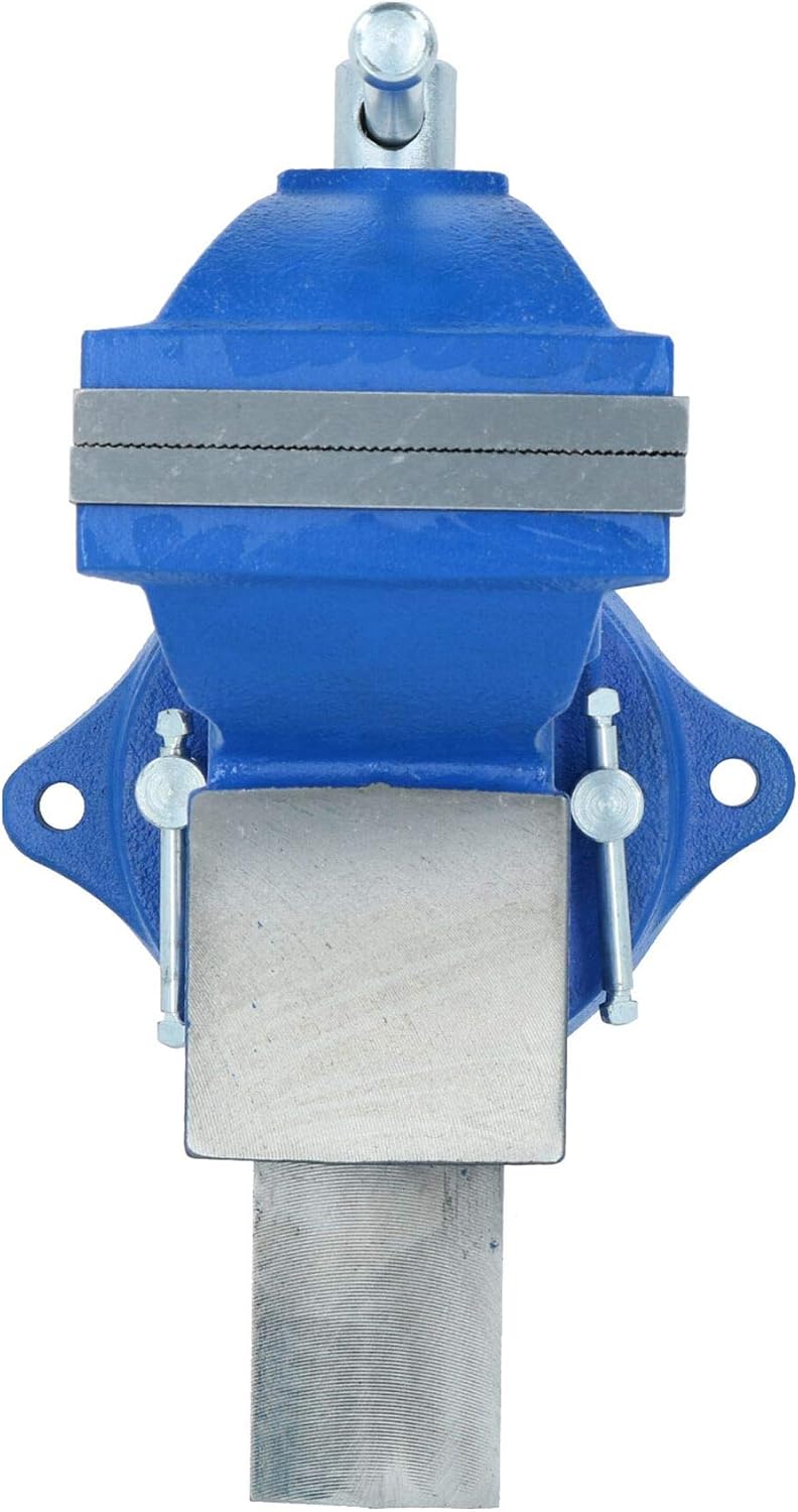 4' Heavy Duty Engineer Swivel Bench Vice Vise Clamp Workbench with Anvil
