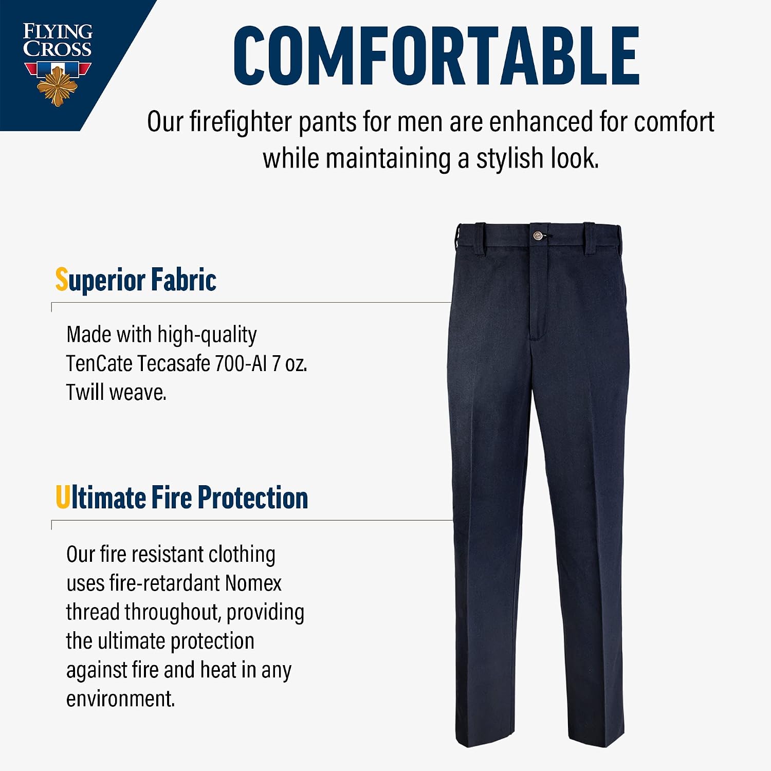 Flying Cross Unisex Adult Cross Fr Men's Class a Stationwear Pant