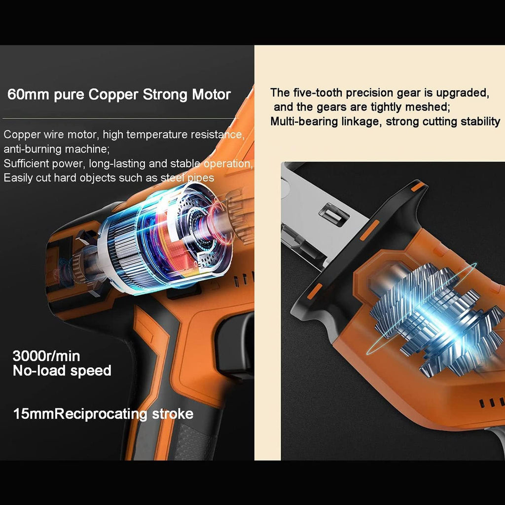 Bone Saw Machine, Electric Commercial Home Butchers Saw, Electric Reciprocating Saws,Hacksaw Handheld Cordless Tools for Cutting Meat/Bones