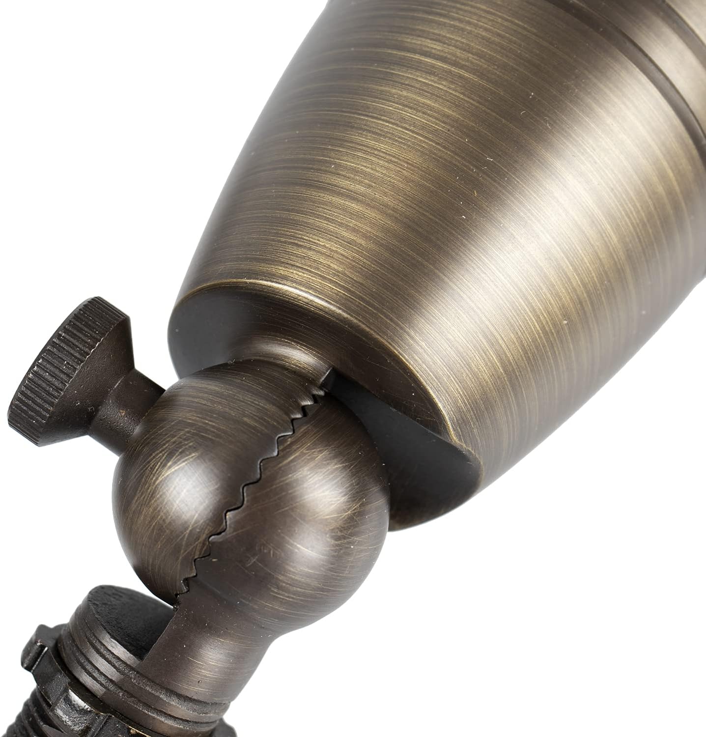H&A Solid Brass Landscape Spotlight Outdoor Led Landscape Lights 12V Low Voltage with Ground Spike for Outdoor (6 Packs)