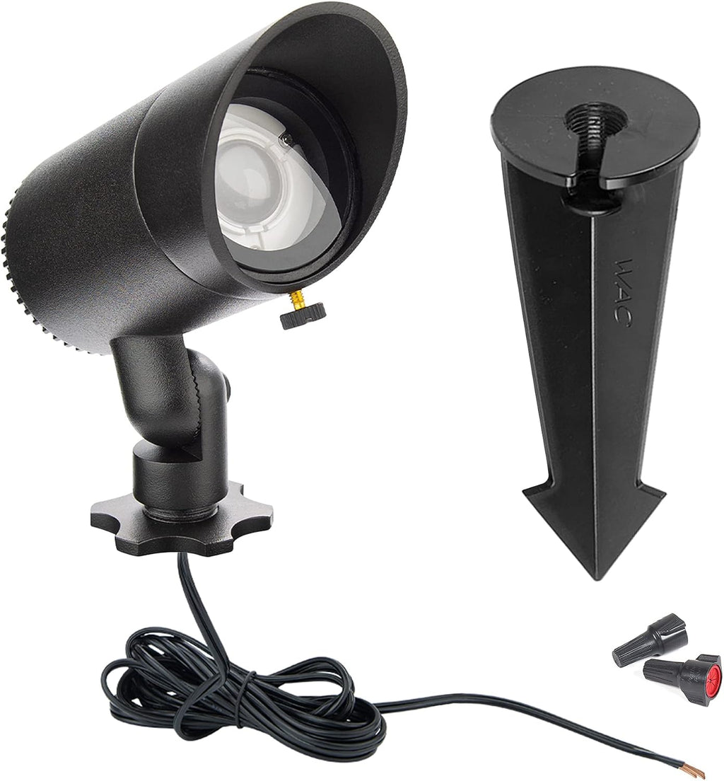 WAC Landscape Lighting, LED 12V Basic Accent Light 3W with Adjustable Beam Angle 2700K in Black