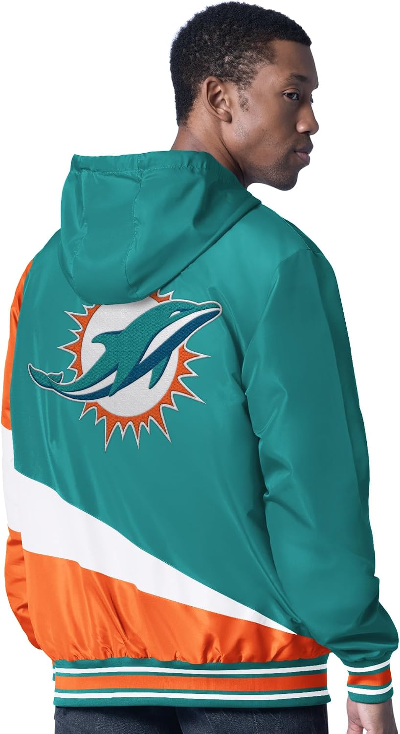 G-III Sports Men's NFL Dual Threat Reversable Full-Zip Hooded Jacket