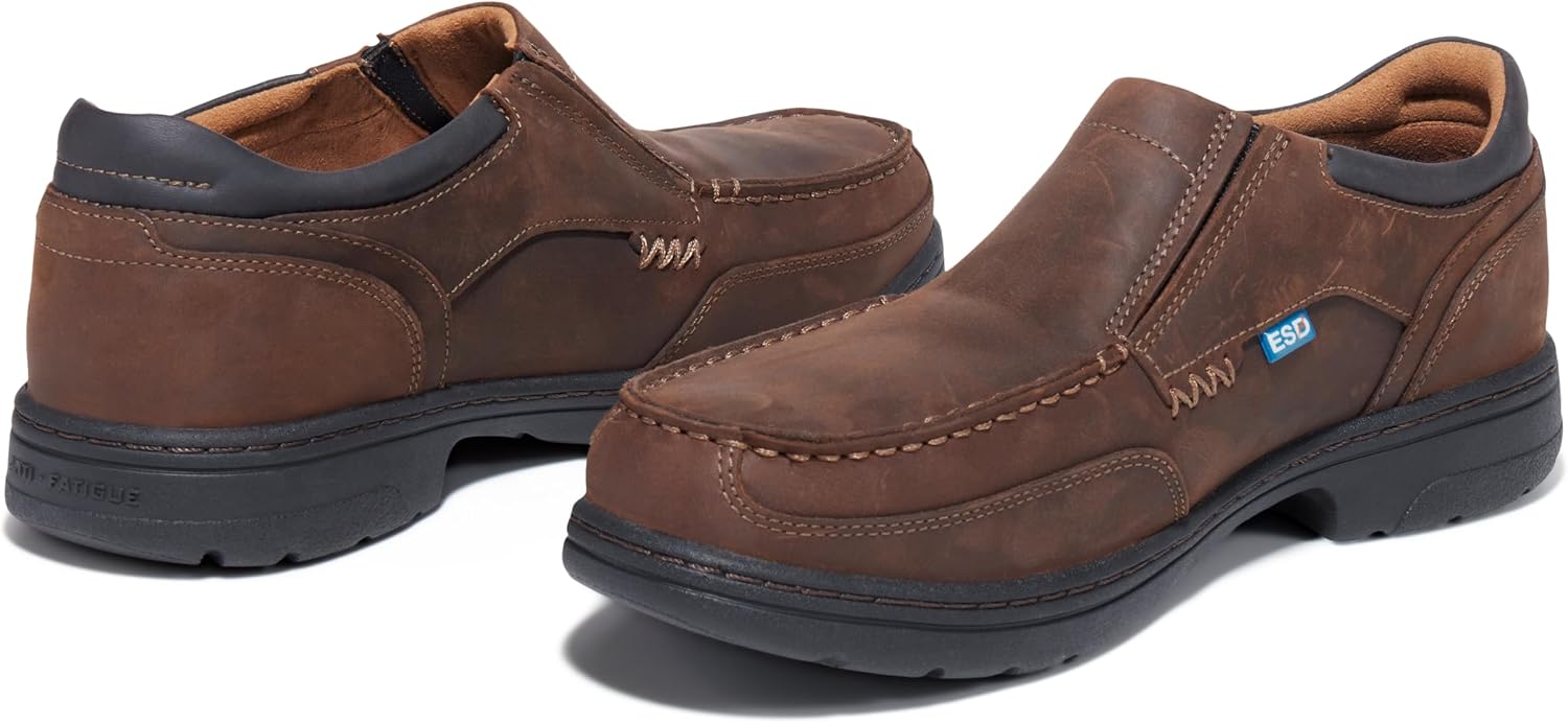 Timberland PRO Men's Branston Moc Toe Slip-On Work Shoe