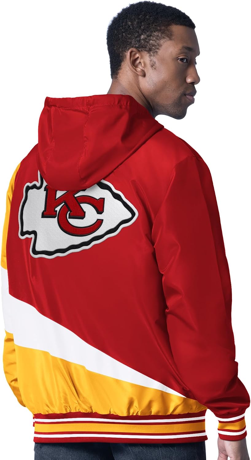 G-III Sports Men's NFL Dual Threat Reversable Full-Zip Hooded Jacket