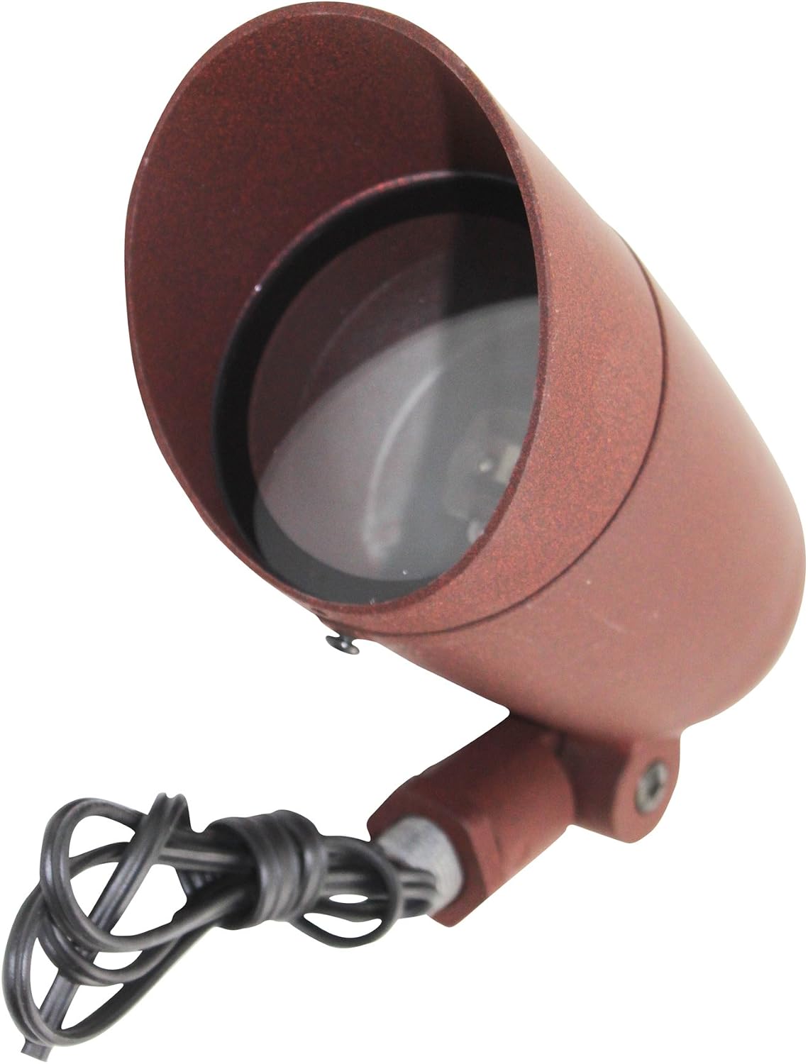 Lighting BL1-UL Landscape Light Small Bullyte Flood Spot Light Long Shroud MR16; Sienna Finish