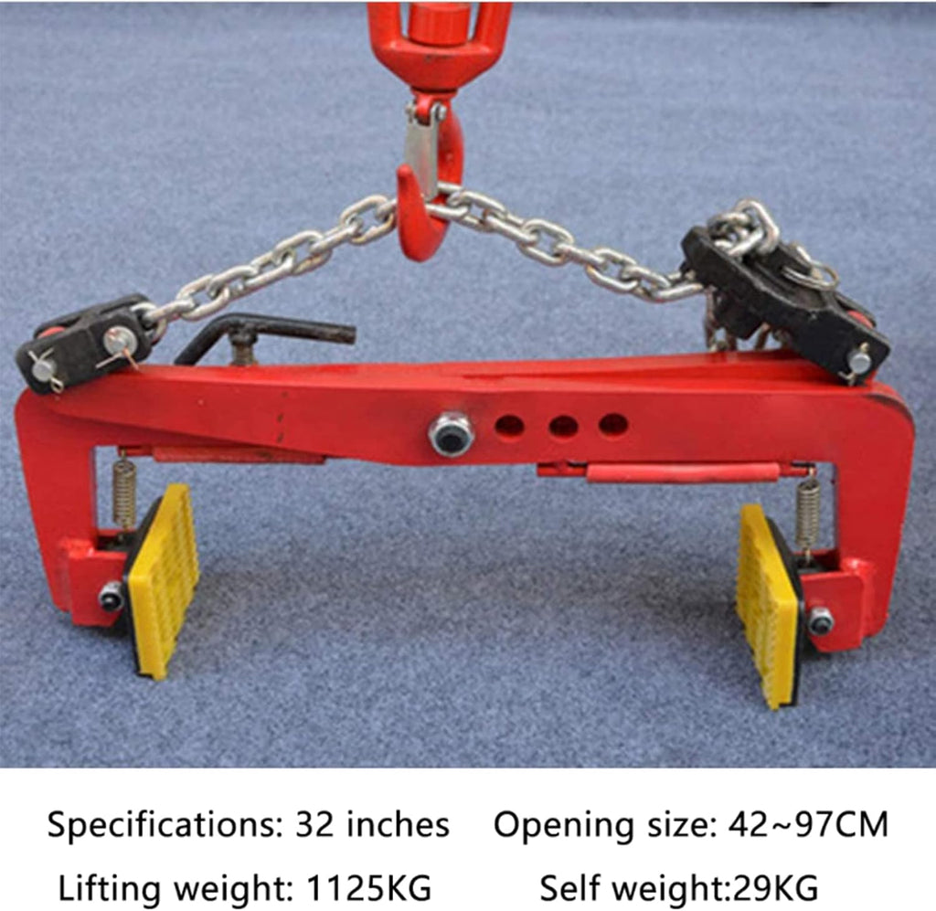 Plate Clamp, Vertical Plate Clamp for Lifting and Transporting Hanging Stone Fixture, Lifting Clamp Jaw Opening 4 Inch(B6)
