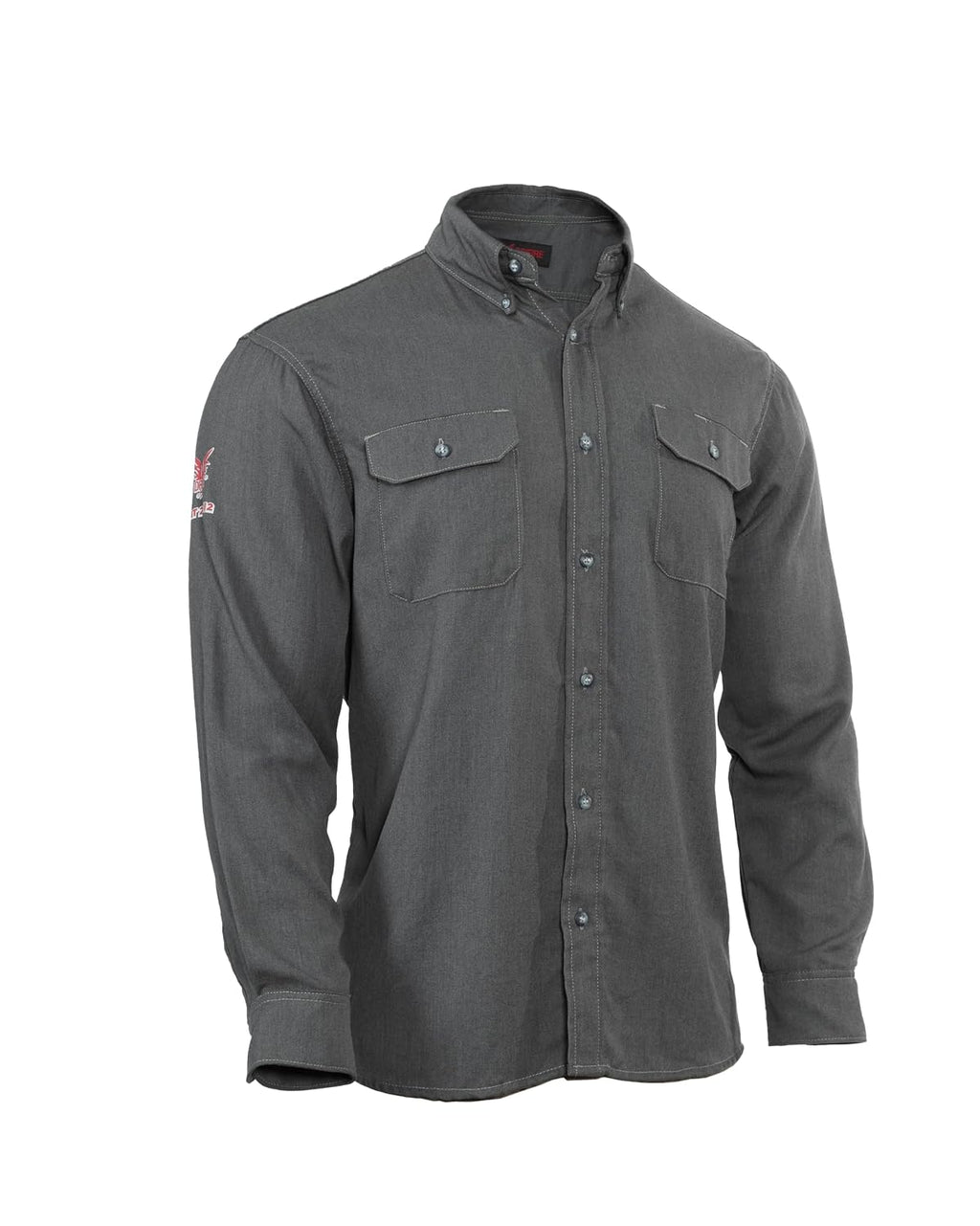 DRIFIRE Tall Size FR Vented Work Shirt, Grey, 3X-Large Tall