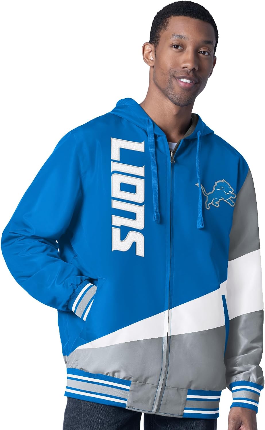 G-III Sports Men's NFL Dual Threat Reversable Full-Zip Hooded Jacket