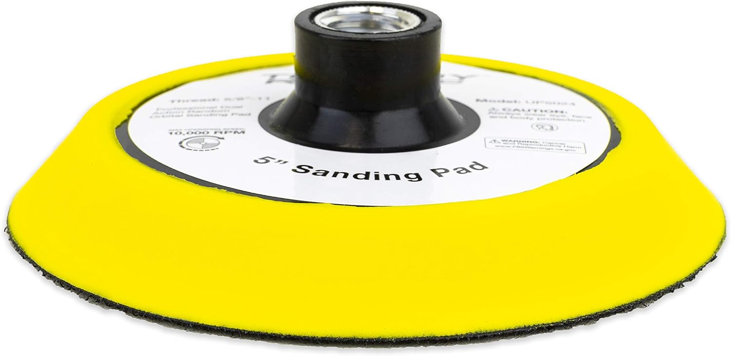 TGR 5' Hook and Loop Sanding Pad with 5/8-11 Threads (10 Pack + 1 Bonus Pad)