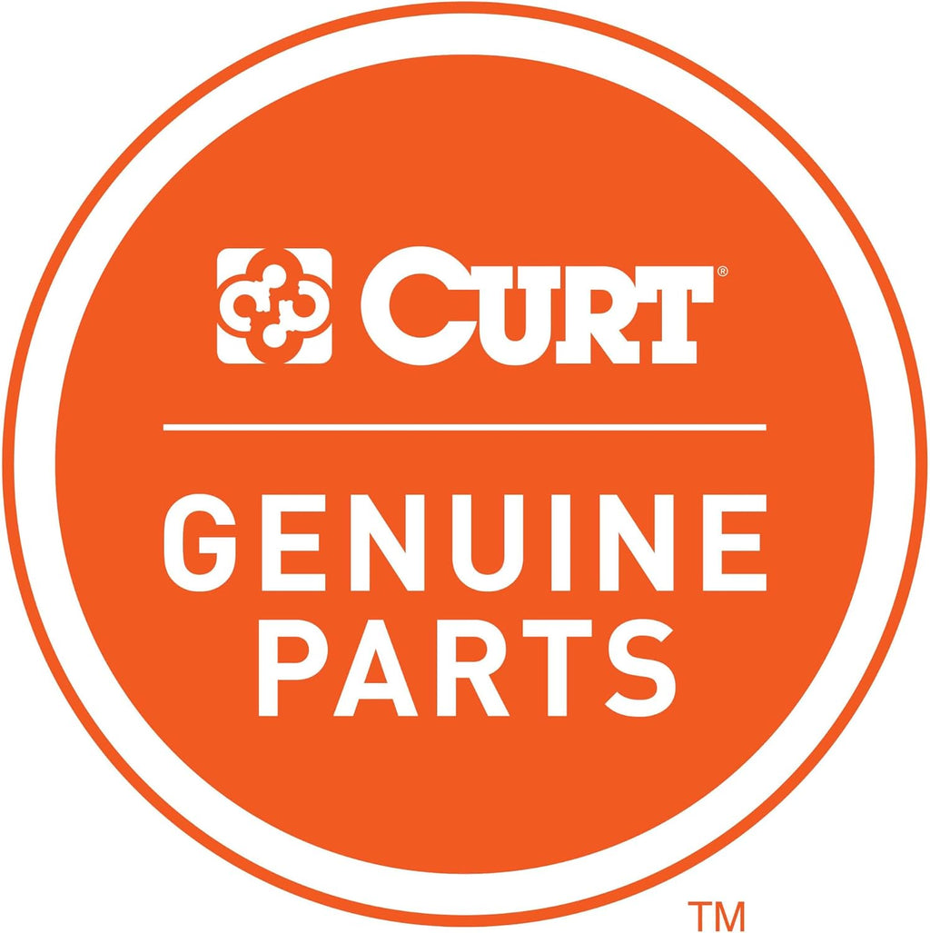 CURT 48530 Black Steel Pintle Hitch Lunette Ring with Swivel Castle Nut, 3-Inch Inside Diameter, 45,000 lbs.