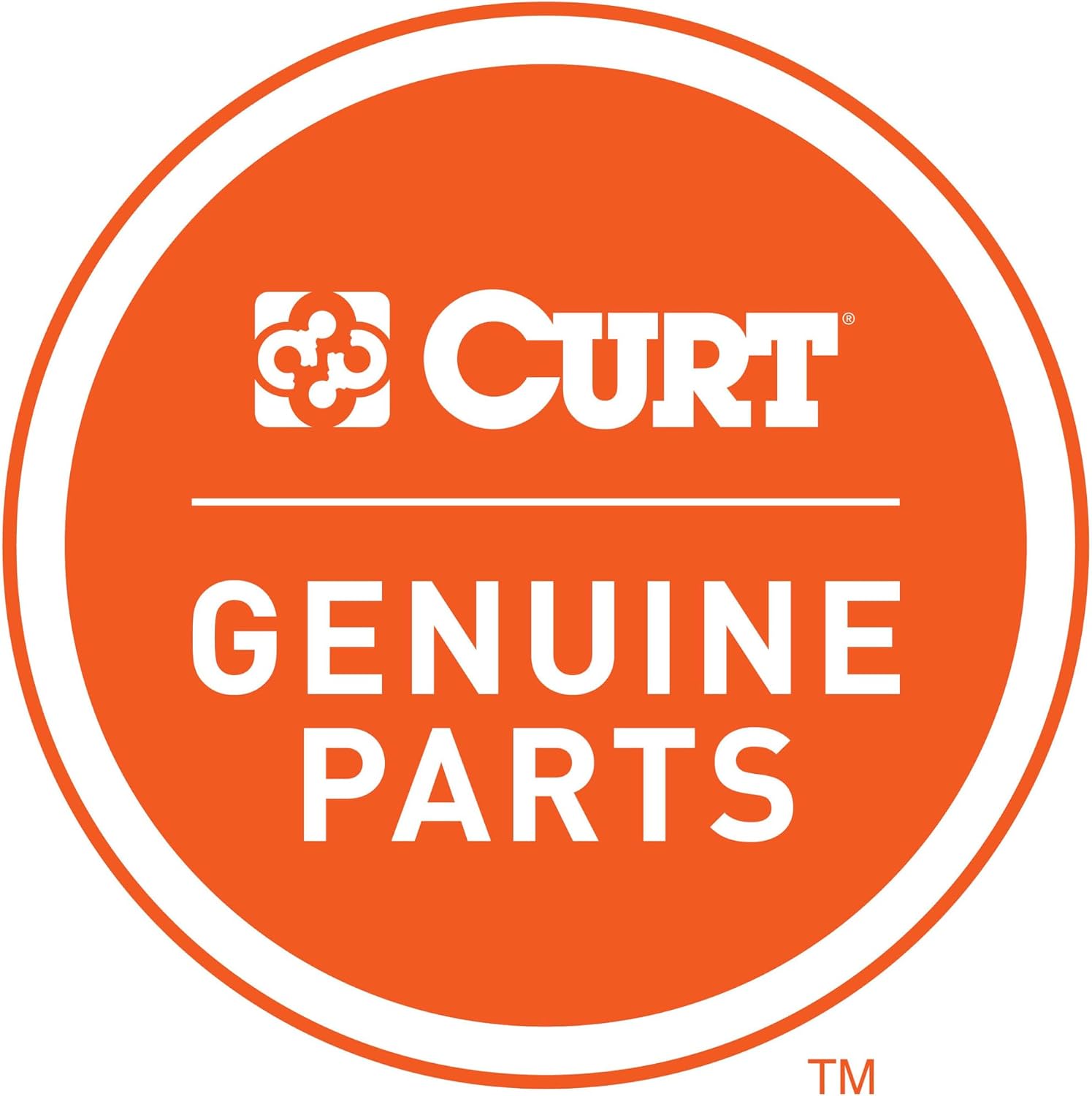 CURT 48530 Black Steel Pintle Hitch Lunette Ring with Swivel Castle Nut, 3-Inch Inside Diameter, 45,000 lbs.