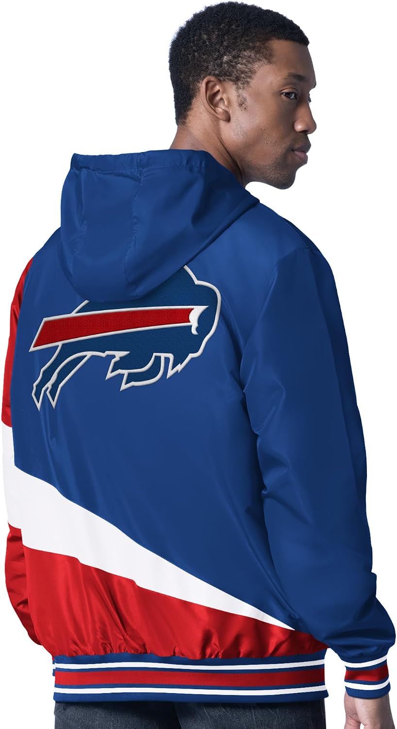 G-III Sports Men's NFL Dual Threat Reversable Full-Zip Hooded Jacket