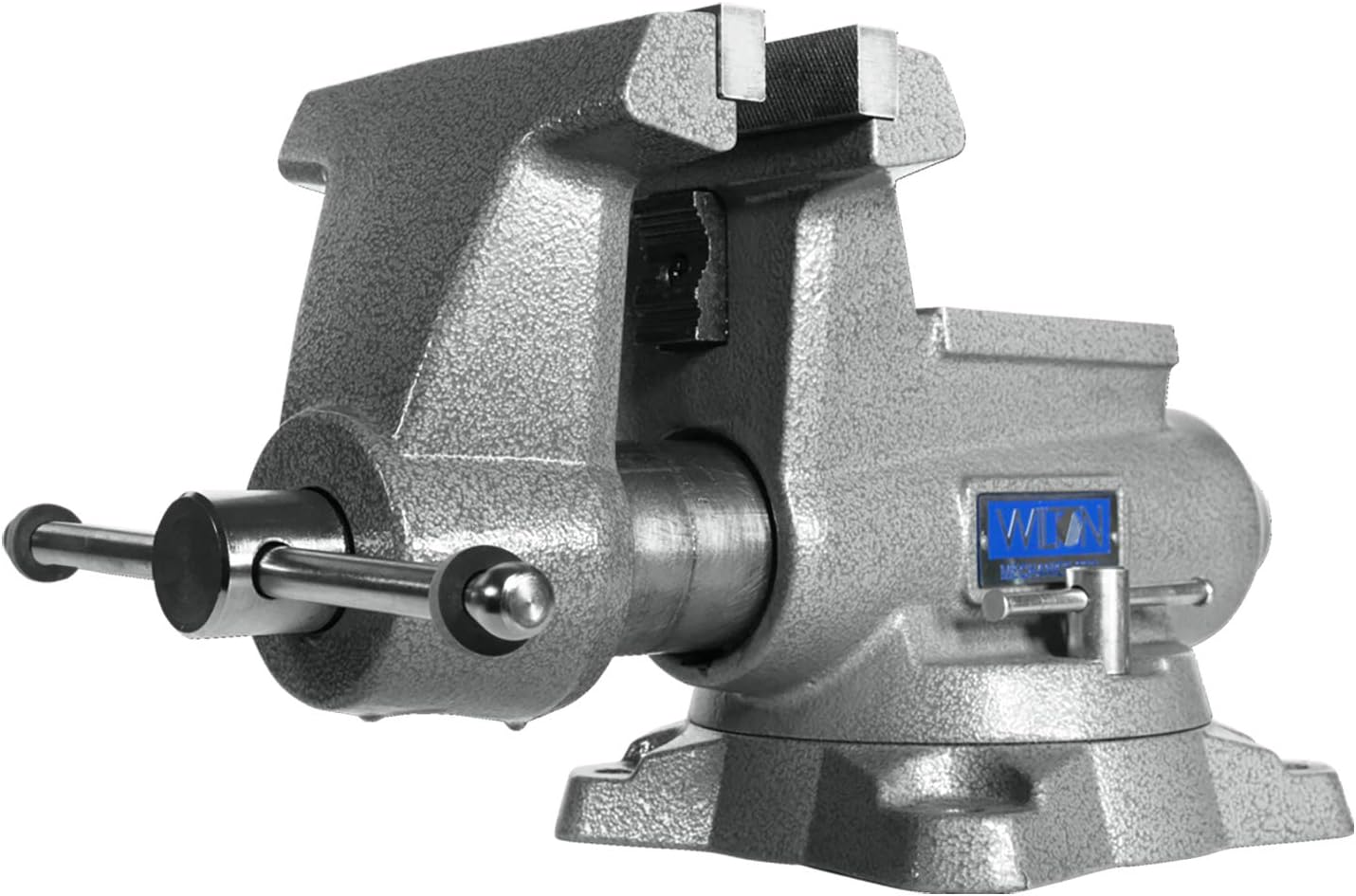 Wilton Mechanics Pro Bench Vise, 6-1/2' Jaw Width, 6' Jaw Opening, 4-3/8' Throat (Model 865M)