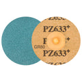 Walter 04D308 3' Twist Topcut Sanding Discs Quick Change ZA Discs 80 Grit Orange, 50 Pack